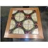 Image 5 : PAIR OF SQUARE TILE TOP ENDTABLES