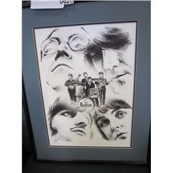 SIGNED BEATLES SKETCH PICTURE