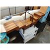 Image 2 : VINTAGE DOVETAIL SEWING BOX