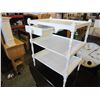 Image 2 : WHITE 3 TIER SHELF W/ DRAWER