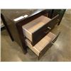 Image 3 : PAIR OF ASHLEY DARK FINISH 2 DRAWER ENDTABLES, RETAIL $299 EACH