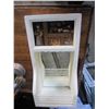 Image 1 : DECORATIVE SHADOW BOX MIRROR SHELF AND SMALL COMPANION SET
