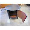 Image 2 : PAINTED ROUND ROSEWOOD 1 DOOR ENDTABLE
