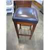 Image 1 : LEATHER BAR STOOL