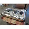 Image 1 : WESTBEND CHAFING DISH WITH 3 COMPARTMENTS