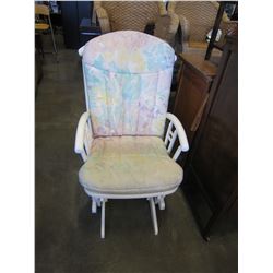 WHITE GLIDER ROCKER