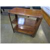 Image 2 : 3 TIER SHORT WOOD SHELF