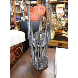 LORD OF THE RINGS WAR HELM OF SAURON ACTOR SCALE LIMITED EDITION OF 1500