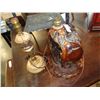 Image 1 : 2 ANTIQUE COFFEE LAMPS - 1 BURL