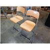 Image 1 : 2 FOLDING MAPLE STOOLS