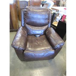 BROWN RECLINER POWER CHAIR