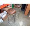 Image 2 : PAIR OF VINTAGE VINYL BAR STOOLS