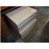Image 1 : WHITE 2 DRAWER NIGHTSTAND