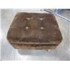 Image 1 : BROWN VELVET OTTOMAN WITH STORAGE