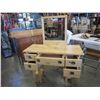 Image 2 : PINE VANITY W/ MIRROR