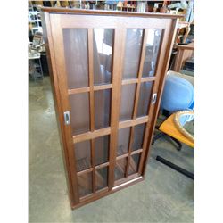 SLIDING DOOR BOOKSHELF