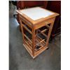 Image 1 : WOODEN ROLLING RACK