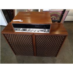 SANSUI 5000X STEREO W/ PAIR OF SANSUI 5500X SPEAKERS