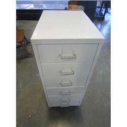 ROLLING 6 DRAWER METAL CABINET