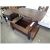 Image 2 : ASHLEY FLOOR MODEL MODERN COFFEE TABLE AND END TABLE W/ POWER