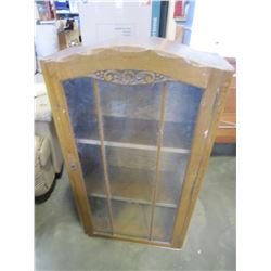 VINTAGE GLASS DOOR CABINET