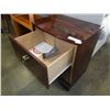 Image 3 : ASHLEY CHERRY FINISH 2 DRAWER NIGHTSTAND RETAIL $199