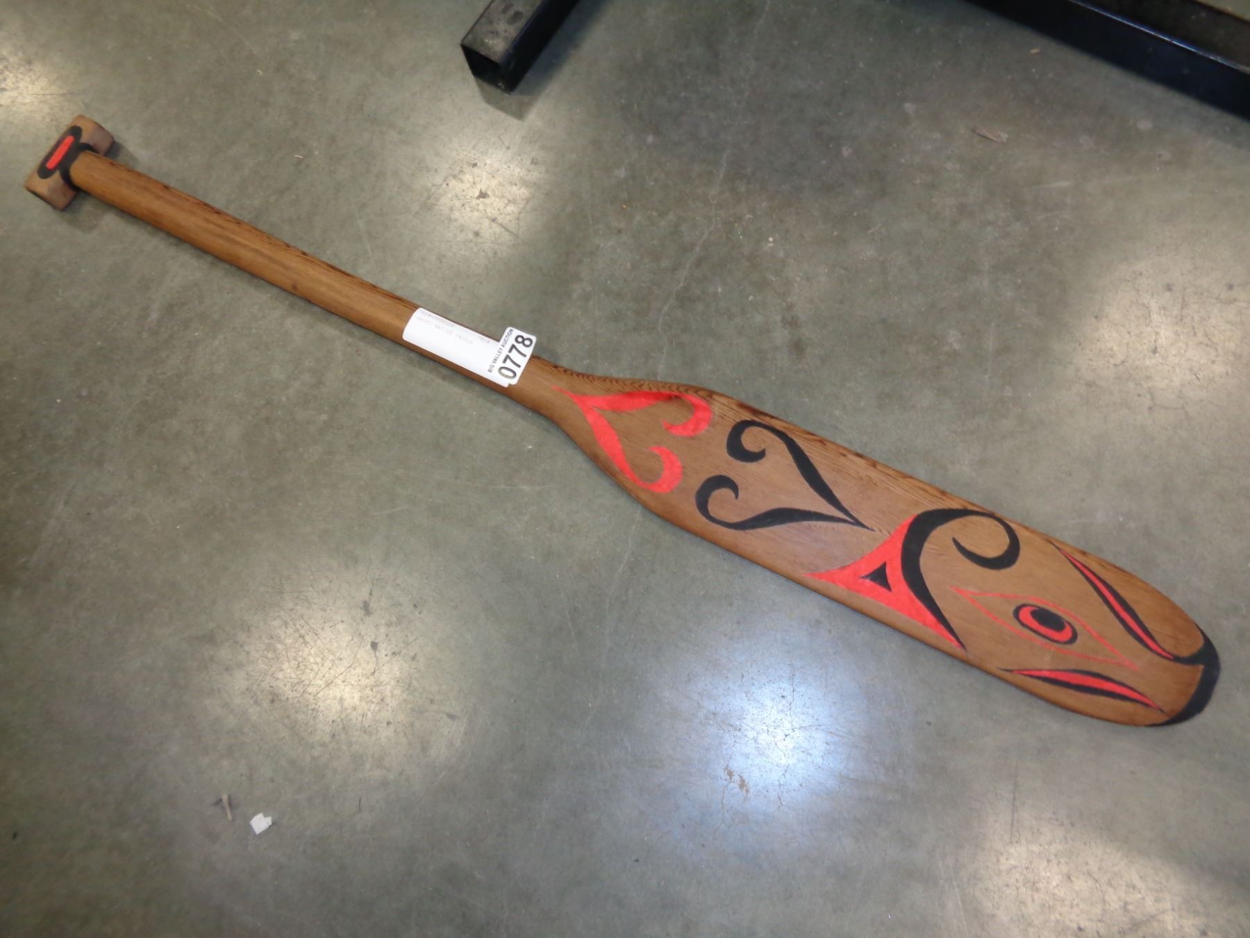 CARVED NATIVE PADDLE