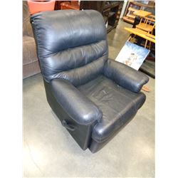 BLACK LEATHER RECLINER