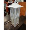 Image 2 : FOLK ART METAL CAT PLANT HOLDER AND METAL BIRD FEEDER