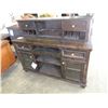 Image 1 : ASHLEY FLOOR MODEL 2 PIECE CONSOLE, DISTRESSED WITH POWER RETAIL $1712