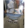 Image 2 : METAL DOLL BABY PRAM W/ 3 DOLLS