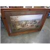 Image 1 : 40 x 30" PRINT TUSCAN DELIGHT IN WOOD FRAME