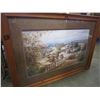 Image 2 : 40 x 30" PRINT TUSCAN DELIGHT IN WOOD FRAME