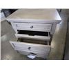 Image 8 : MODERN KING SIZE BED FRAME WITH STORAGE FOOTBOARD AND PAIR OF 2 DRAWER NIGHTSTANDS