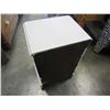 Image 4 : WHITE ONE DRAWER NIGHTSTAND AND MIRROR
