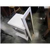 Image 5 : WHITE ONE DRAWER NIGHTSTAND AND MIRROR