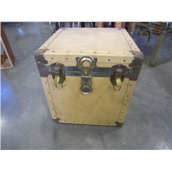 LEATHER BOUND SQUARE TRUNK