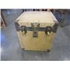 Image 1 : LEATHER BOUND SQUARE TRUNK