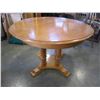 Image 1 : 48" ROUND MAPLE 4 LEGGED OCCASIONAL TABLE