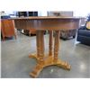 Image 3 : 48" ROUND MAPLE 4 LEGGED OCCASIONAL TABLE