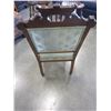 Image 3 : ANTIQUE CARVED UPHOLSTERED CHAIR