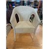 Image 2 : PAINTED WICKER CHAIR