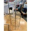 Image 3 : BRASS MID CENTURY MODERN MAGAZINE RACK AND PLANT STAND