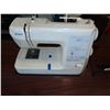 Image 2 : KENMORE SEWING MACHINE W/ ELEVATOR TABLE AND BOX OF THREAD AND CUTTING CHART