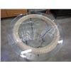 Image 3 : METAL WICKER GLASS TOP PATIO TABLE