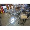 Image 2 : GLASTOP ENTERTAINMENT STAND W/ SHELVES
