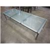 Image 3 : GLASTOP ENTERTAINMENT STAND W/ SHELVES