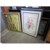 Image 1 : LOT OF 9 PRINTS IN FRAMES AND 1 CERAMIC WALL CARVING