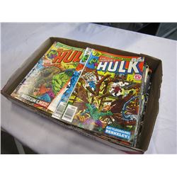 TRAY OF HULK COMICS