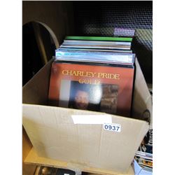 BOX OF RECORDS CHARLIE PRIDE GOLD ETC